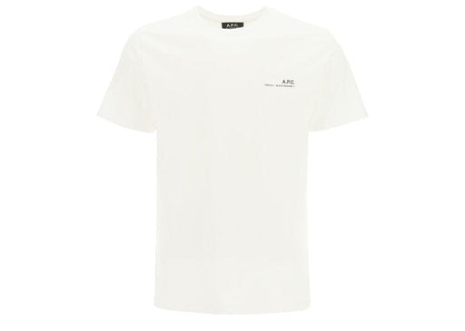 A.P.C. logo-print T-shirt WHITE