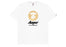 A Bathing Ape AAPE Foil Glitter Moon Face Tee White