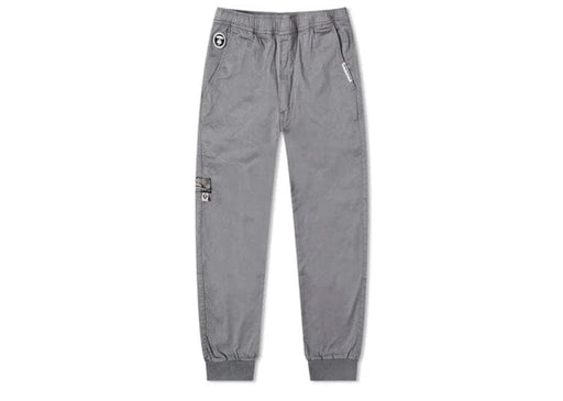 A Bathing Ape AAPE Now Embroidered Badge Sweat Pant Monument Grey