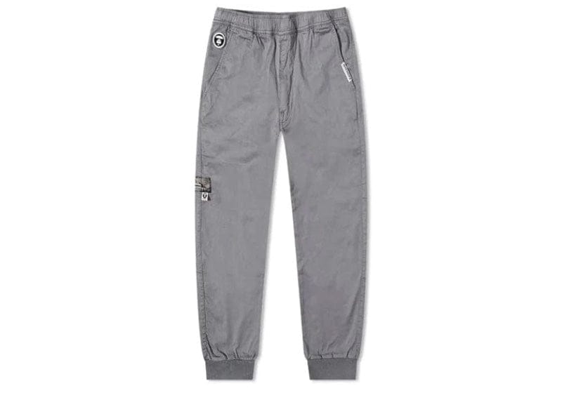 A Bathing Ape AAPE Now Embroidered Badge Sweat Pant Monument Grey