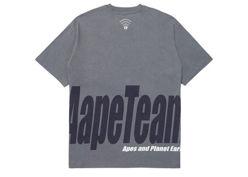 AAPE by a Bathing Ape Logo-Print Cotton T-Shirt Grey