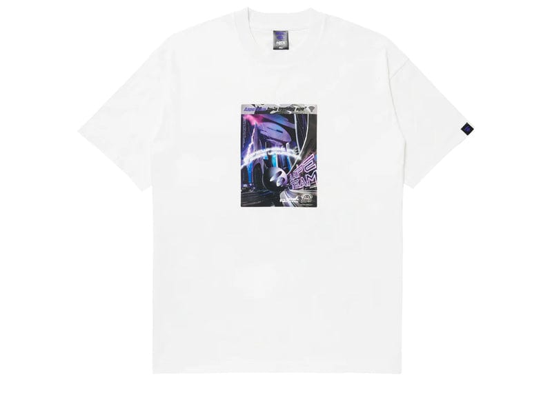 AAPE by a bathing ape logo-print cotton t-shirt white