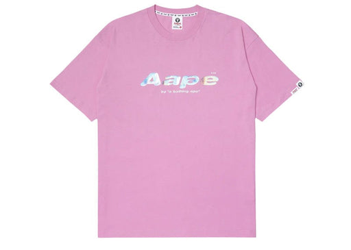 AAPE By A Bathing Ape Laser Foil Logo T-Shirt