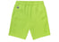 AAPE Moonface Logo Embossed Sweatshort Lime Green