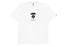 AAPE BY A BATHING APE logo-print Cotton T-shirt White