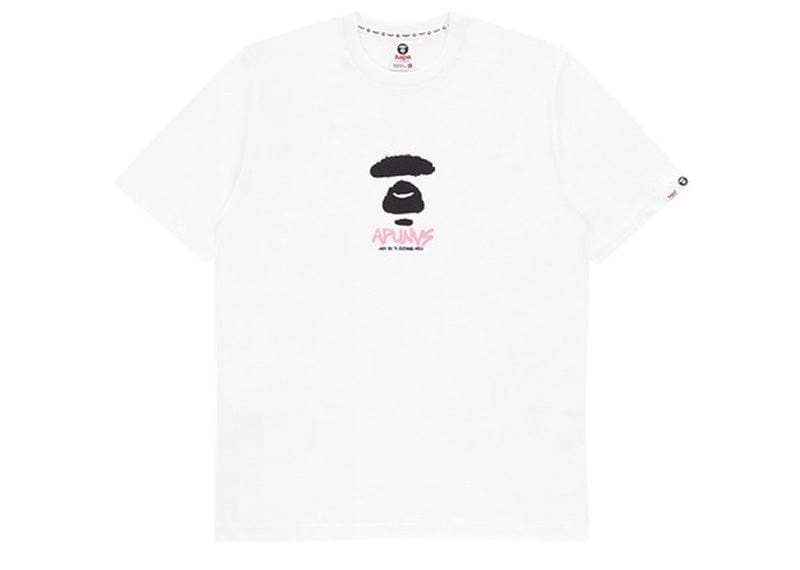 AAPE BY A BATHING APE logo-print Cotton T-shirt White