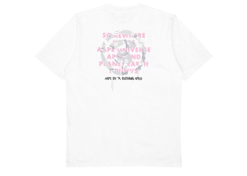 AAPE BY A BATHING APE logo-print Cotton T-shirt White