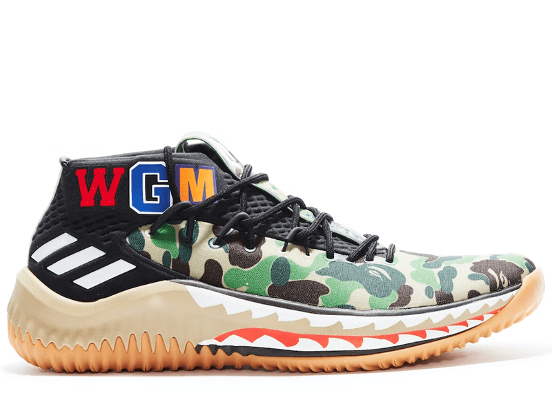 adidas Dame 4 A Bathing Ape Camo