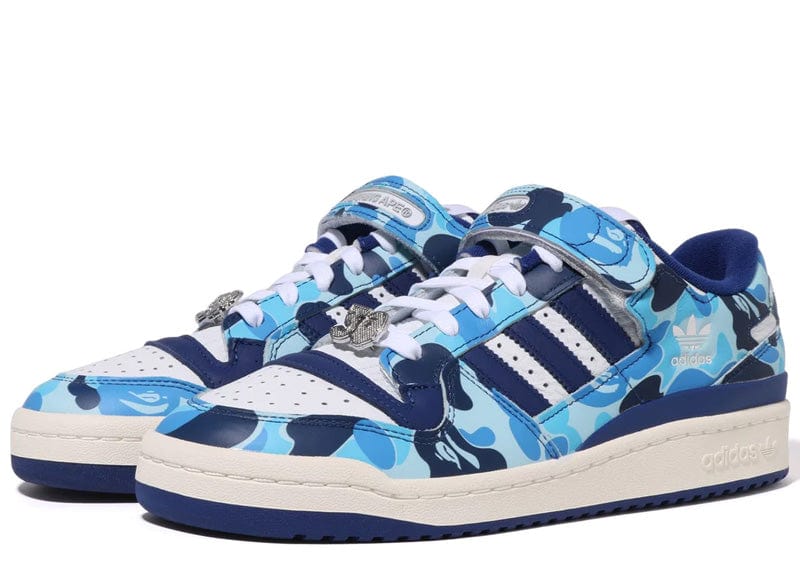 adidas Forum 84 Low Bape 30th Anniversary Blue Camo