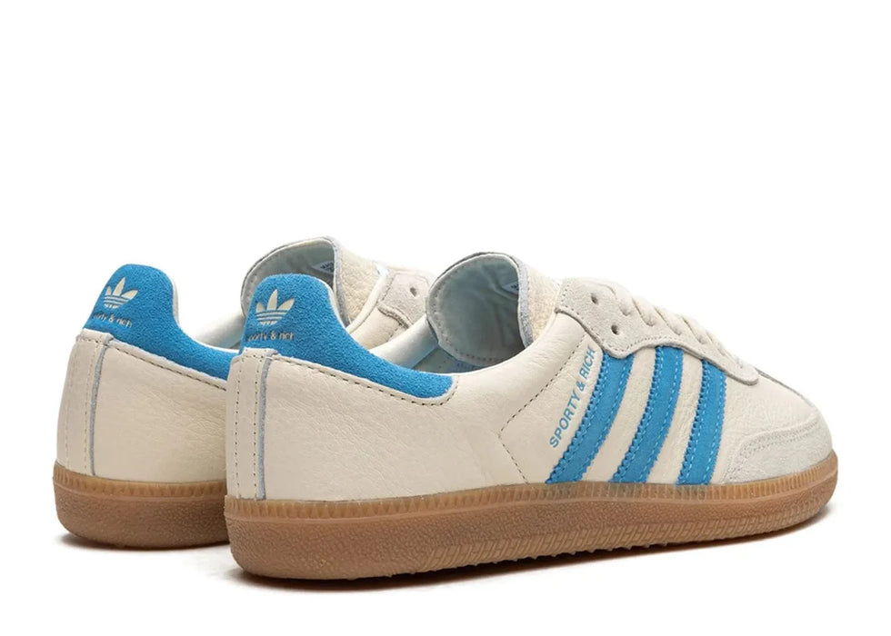 adidas Samba OG Sporty & Rich "Cream White & Blue Rush"