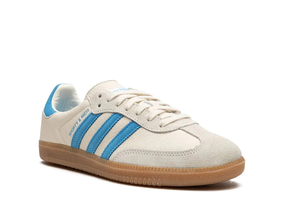 adidas Samba OG Sporty & Rich "Cream White & Blue Rush"