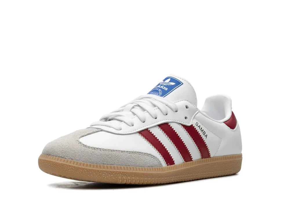 adidas Samba OG White Burgundy Gum