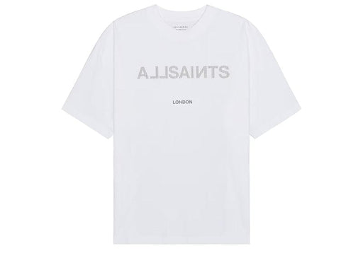 All Saints Cutout Crew Optic White T-shirt