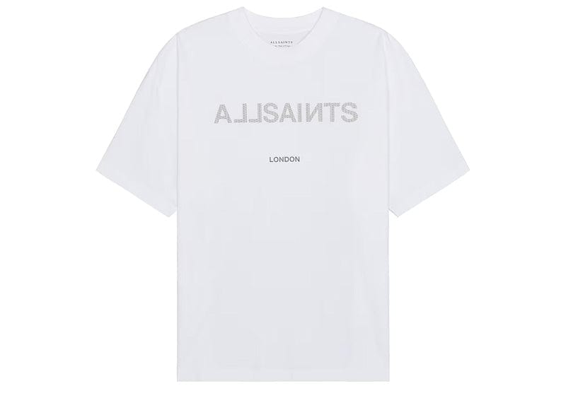 All Saints Cutout Crew Optic White T-shirt