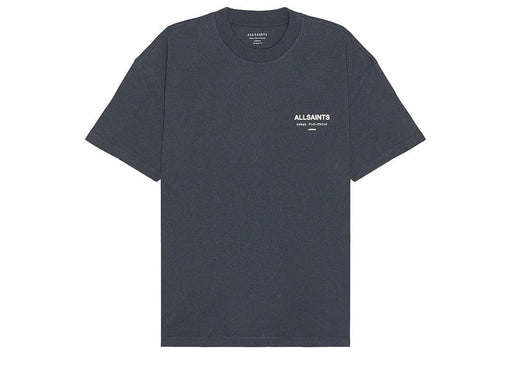 AllSaints Underground Oversized Crew Neck T-Shirt Universe Blue