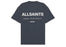 AllSaints Underground Oversized Crew Neck T-Shirt Universe Blue