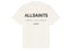 AllSaints Underground Oversized Crew T-Shirt Ashen White