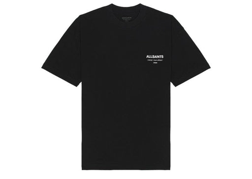 AllSaints Underground Oversized Crew T-Shirt Jet Black