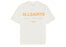 AllSaints Underground Oversized Crew Neck T-Shirt Ashen White/Orange