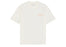 AllSaints Underground Oversized Crew Neck T-Shirt Ashen White/Orange