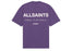 AllSaints Underground Oversized Crew T-Shirt Lapis Purple