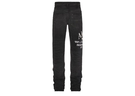 AMIRI Arts District Straight Jeans 'Faded Black'