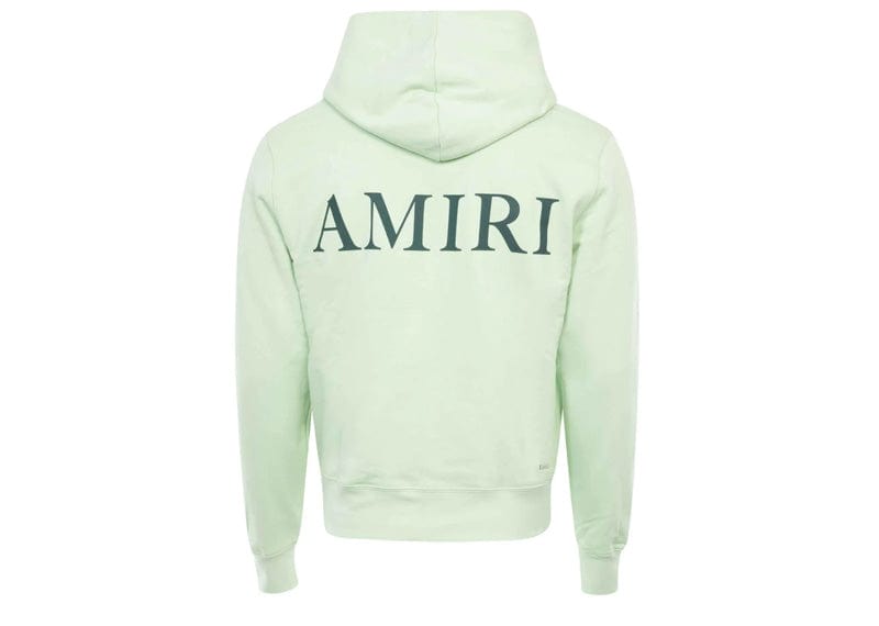 Amiri MA Logo Hoodie in Seacrest Green