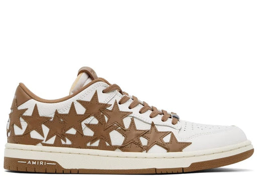 Amiri Stars Low White Brown