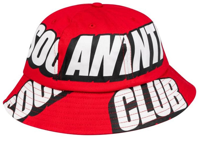 Anti Social Social Club Interest Los Bucket Cap Red