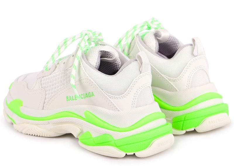 Balenciaga Triple S Fluo Green White (Women's)