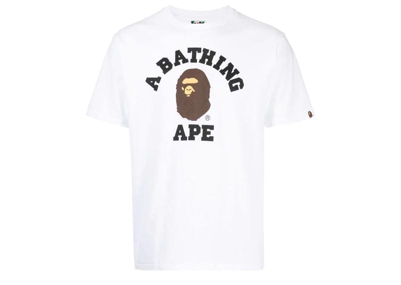 A BATHING APE® College logo-print cotton T-shirt