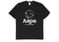 AAPE By A Bathing Ape Camo Pattern Moonface Motif T-Shirt Black