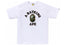 BAPE 1st Camo College T-Shirt White/Green