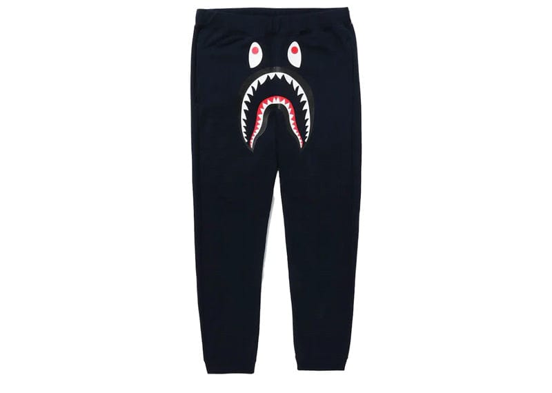 BAPE ABC Camo Shark Sweat Pants Navy