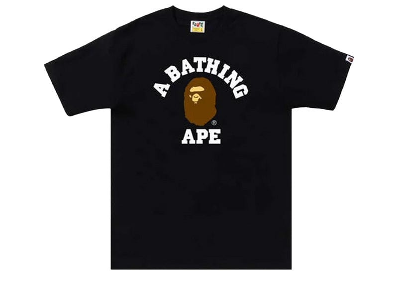 BAPE College Tee Black