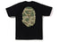 BAPE Layered Line Camo Big Ape Head Tee Black/Beige