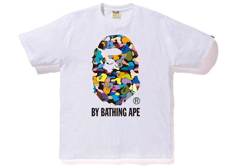 Bape Multi Camo By Bathing Ape Tee White