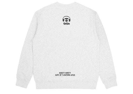 BAPE x 9090 Graphic Fleece Sweatshirt Grey