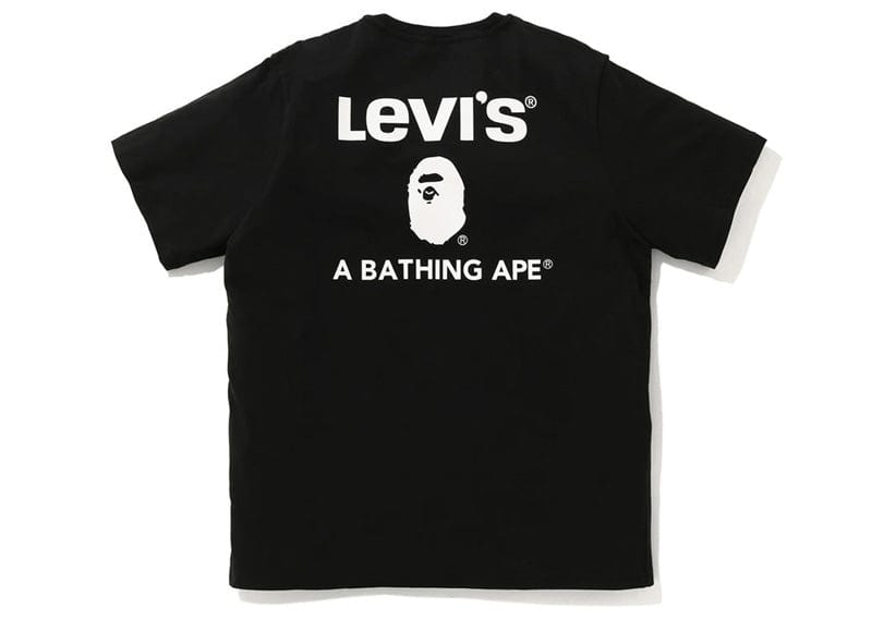 BAPE x Levi's A Bathing Ape Tee Black