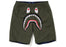 Camo Shark Reversible Shorts Navy/Green - Bape