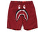 Camo Shark Reversible Shorts Red - BAPE