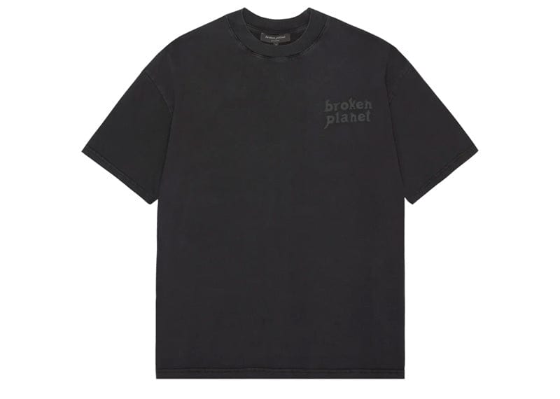 Broken Planet Market Basic T-shirt Washed Midnight Black