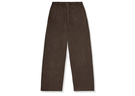 Broken Planet Basics Wide Leg Sweatpants Washed Mocha Brown