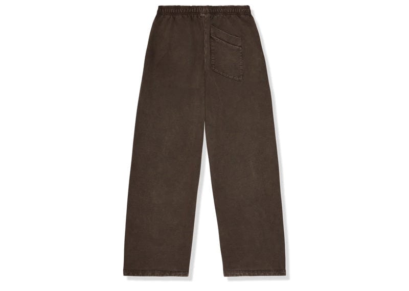 Broken Planet Basics Wide Leg Sweatpants Washed Mocha Brown