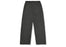 Broken Planet Basics Wide Leg Sweatpants Washed Soot Black