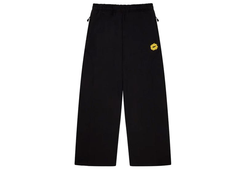 Broken Planet Cosmic Speed Wide-Leg Sweatpants Midnight Black