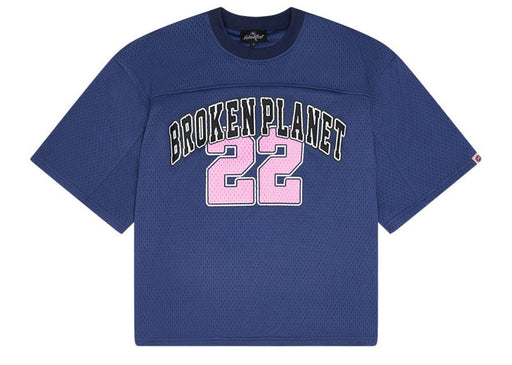 Broken Planet Double Layered Mesh Jersey Outerspace Blue