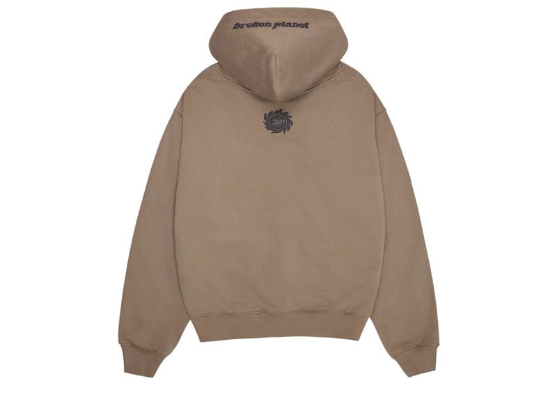 Broken Planet Market Hoodie 'Off The Grid' - Cinder Brown