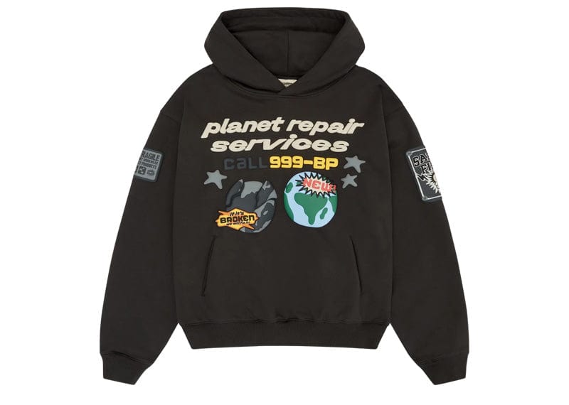 Broken Planet Repair Services Hoodie Soot Black