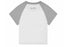 Broken Planet Sun Logo Baby Tee Snow White/Heather Grey